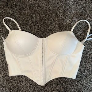 Windsor White Corset Top